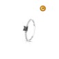 ANILLO EN ORO BLANCO 18KT CON DIAMANTES BLANCOS Y NEGROS ANILLO EN ORO BLANCO 18KT CON DIAMANTES BLANCOS Y NEGROS