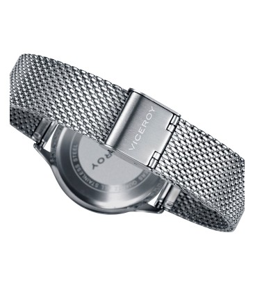 CHIC WATCH 3 HANDS IN STEEL WITH MILANESE MESH