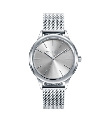 CHIC WATCH 3 HANDS IN STEEL WITH MILANESE MESH