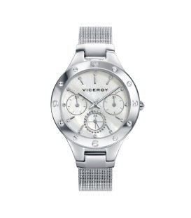 CHIC MULTIFUNCTION WATCH IN STAINLESS STEEL WITH SILVER DIAL