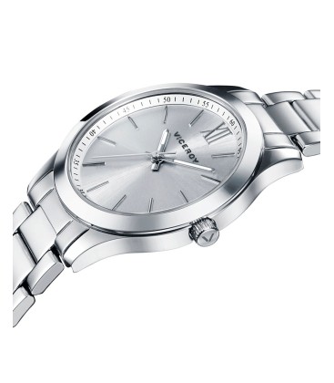 CHIC WATCH IN STEEL AND SILVER DIAL