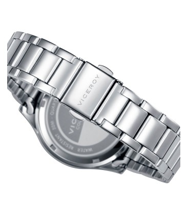 CHIC WATCH IN STEEL AND SILVER DIAL