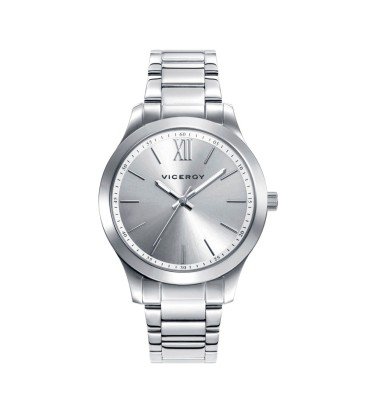 CHIC WATCH IN STEEL AND SILVER DIAL