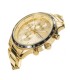 STEEL HEAR WATCH WITH GOLD-PLATED IP AND CHRONOGRAPH