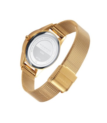 KISS WATCH WITH STAINLESS STEEL CASE AND BRACELET IN GOLD IP