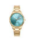 WATCH CASE AND BRACELET IN GOLD-PLATED STEEL WITH QUARTZ MOVEMENT