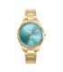 WATCH CASE AND BRACELET IN GOLD-PLATED STEEL WITH QUARTZ MOVEMENT