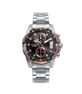 VICEROY HEAT STAINLESS STEEL WATCH WITH CONOGRAPH AND SILVER STEEL STRAP