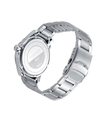 WATCH WITH STAINLESS STEEL CASE AND BRACELET AND QUARTZ MOVEMENT