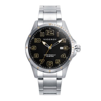 STEEL CASE AND BRACELET WATCH WITH QUARTZ MOVEMENT