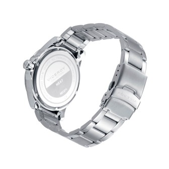 STEEL CASE AND BRACELET WATCH WITH QUARTZ MOVEMENT