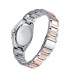 TWO-TONE STAINLESS STEEL WATCH WITH PINK DIAL