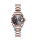 CHIC BICOLOUR STAINLESS STEEL WATCH