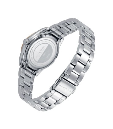 CHIC WATCH WITH TWO-TONE STAINLESS STEEL CASE AND BRACELET