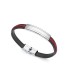 VICEROY AIR STAINLESS STEEL BRACELET WITH LEATHER