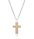 VICEROY MAGNUN STAINLESS STEEL PENDANT WITH CROSS