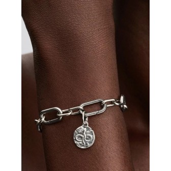 Infinite Snake Medallion Charm Sterling silver    793976C01