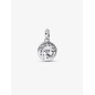 Infinite Snake Medallion Charm Sterling silver