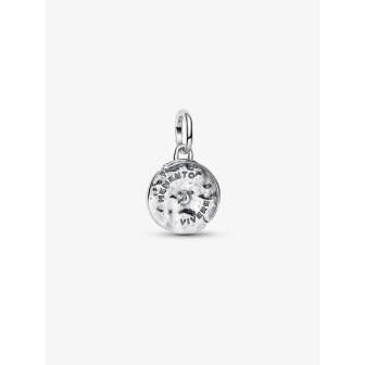 Infinite Snake Medallion Charm Sterling silver    793976C01