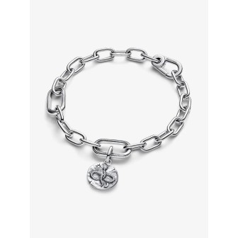 Charm Medallón Serpiente Infinita Plata de primera ley     793976C01