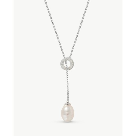 12mm White Pearl Necklace with Gold Moonlight    17342.01.2.N42.530.1