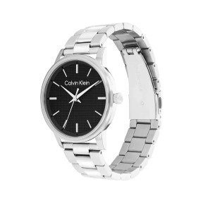 Reloj Calvin Klein Plateado y Negro Analógico
