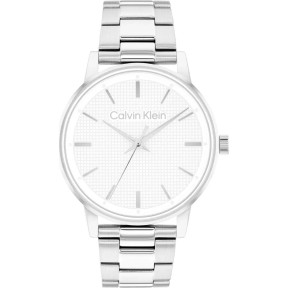 Reloj Calvin Klein Plateado y Blanco Analógico Hombre 25200501