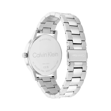 Reloj Calvin Klein Plateado y Blanco Analógico