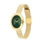 Calvin Klein Twisted Bezel Gold and Green Analogue Watch Calvin Klein Twisted Bezel Gold and Green Analogue Watch