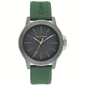 Reloj Calvin Klein Reset Gris y Verde Analógico Hombre 25200472