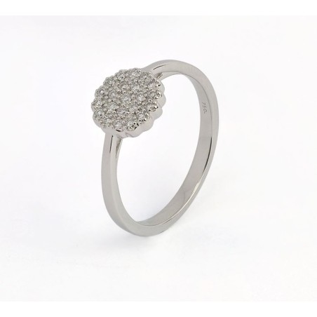 SORTIJA ORO BLANCO 18KT