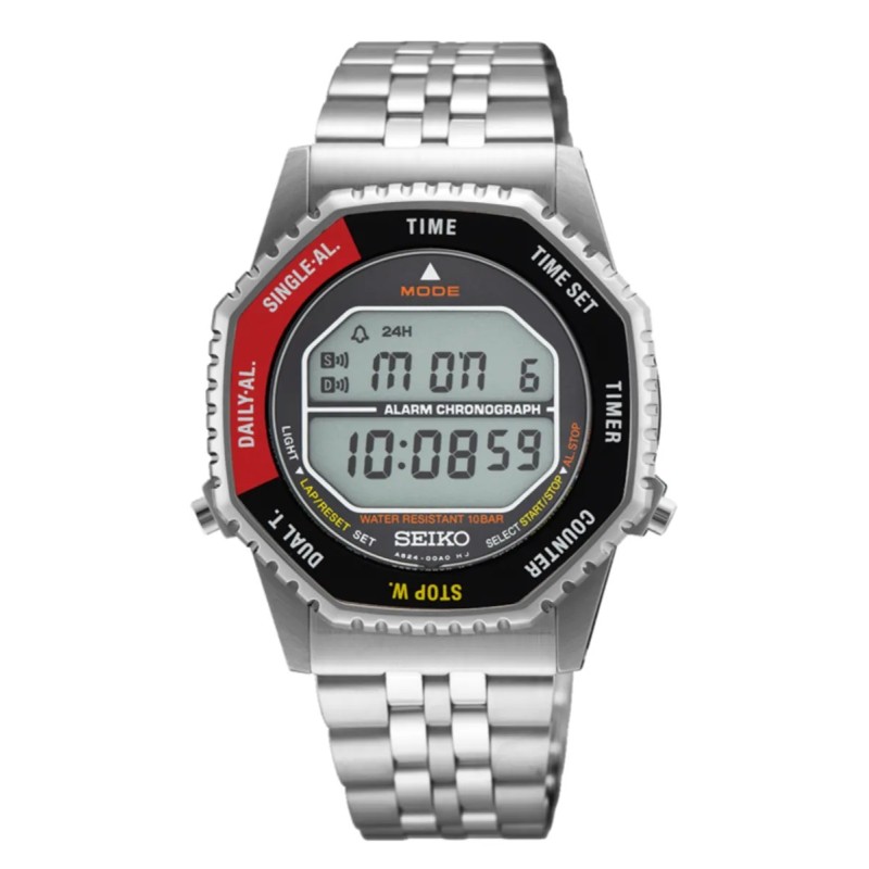 Neo Sports Digital Octog. Negro-Rojo