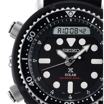 Prospex Diver's Solar Ana-Digi.  SNJ025P1