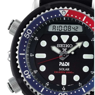 Prospex Diver's PADI Solar Ana-Digi. SNJ027P1