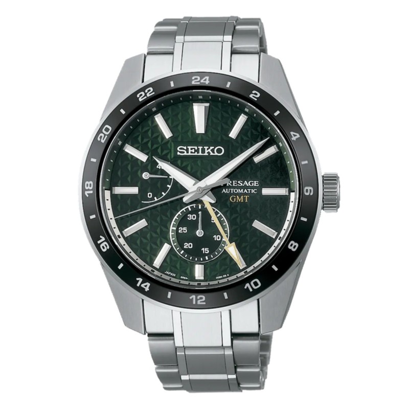 Presage Sharp Edged Series GMT Verde