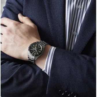 Presage Sharp Edged GMT Series Green. SPB219J1