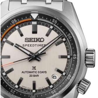 Prospex Speedtimer Temporizador crema.  SPB513J1