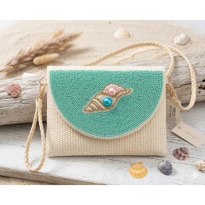 CARTERA RAFIA CON PEDRERIA
