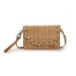 Bolso Clutch Beige de Fibra Natural con Correa – Estilo Boho Chic para Mujer