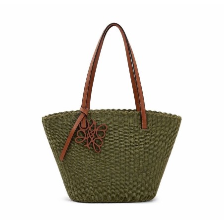 Bolso de Rafia Verde | Tote Verano Elegante Mujer