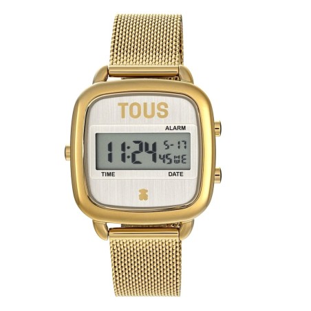 Reloj digital con brazalete de acero IPG dorado D-Logo New.   Ref. 3000129400