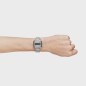 D-Logo New digital watch with steel bracelet