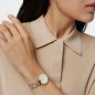 Icon Charms analogue watch in gold-plated stainless steel with mother-of-pearl