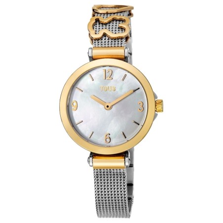 Icon Charms analogue watch in gold-plated stainless steel with mother-of-pearl.   Ref. 3000019000