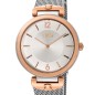 Reloj analógico S-Mesh de acero