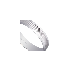 9 Kts white gold wedding band