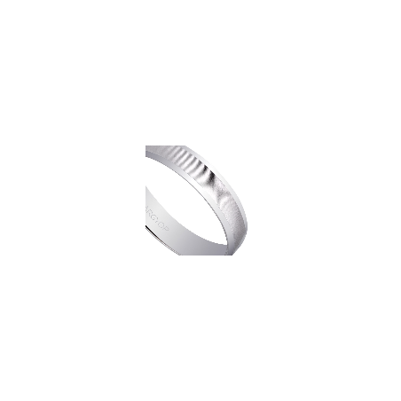 9 Kts white gold wedding band