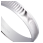 9 Kts white gold wedding band