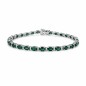 PULSERA DE  ESMERALDAS Y DIAMANTES