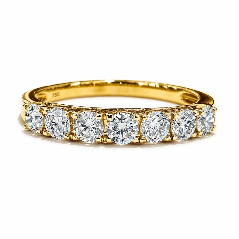 Diamond wedding band